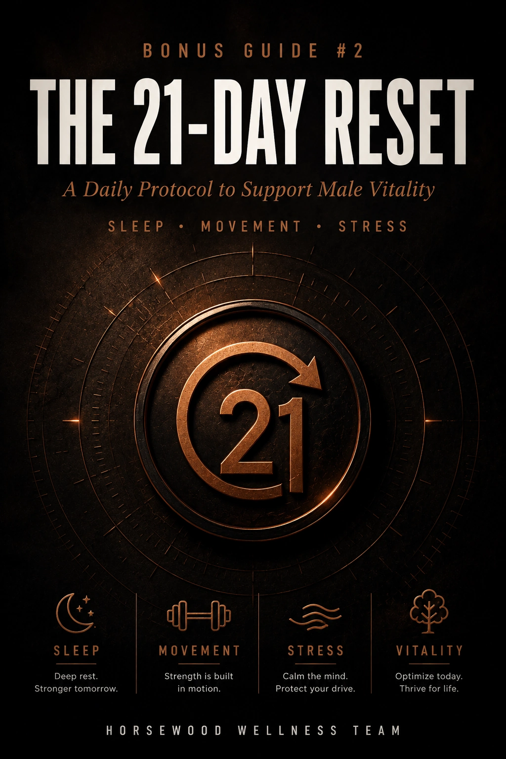Cover of the Horsewood bonus guide, The 21-Day Reset